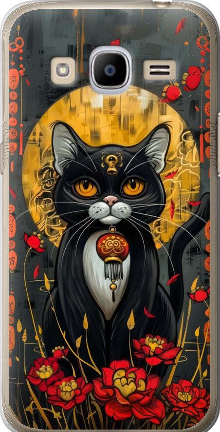 Чехол на Samsung Galaxy J2 (2016) J210 China Cat (6134u-270-42517)