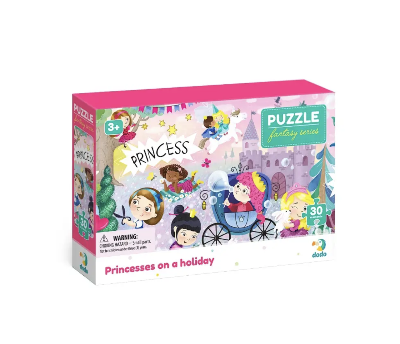 Пазл картонний для дітей Dodo Принцеси на відпочинку 30 деталей - фото 2 Пазл картонний для дітей Dodo Принцеси на відпочинку 30 деталей - фото 2