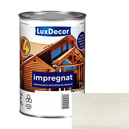 Импрегнат LuxDecor декоративно-защитный 1 л Белый мат - фото 1