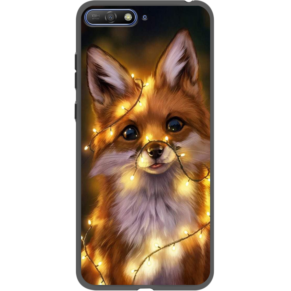 Чохол Boxface Huawei Y6 2018 Різдвяна Лисичка Чорний силікон (33371-up2399-34777) Чохол Boxface Huawei Y6 2018 Різдвяна Лисичка Чорний силікон (33371-up2399-34777)