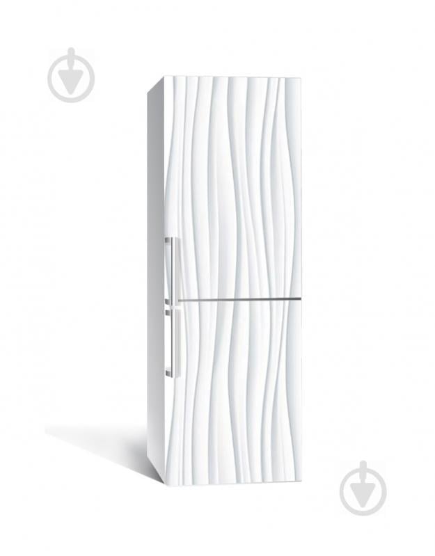 Наклейка на холодильник Zatarga «Волны спокойствия» 650х2000 мм виниловая 3Д наклейка декор на кухню Наклейка на холодильник Zatarga «Волны спокойствия» 650х2000 мм виниловая 3Д наклейка декор на кухню