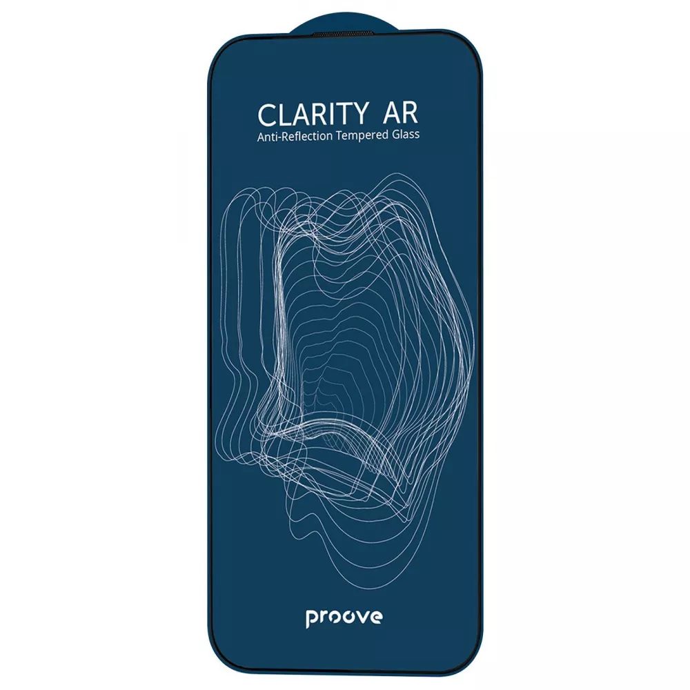 Защитное стекло Proove Clarity AR с антибликовым эффектом для iPhone 16 Pro Max Black Защитное стекло Proove Clarity AR с антибликовым эффектом для iPhone 16 Pro Max Black