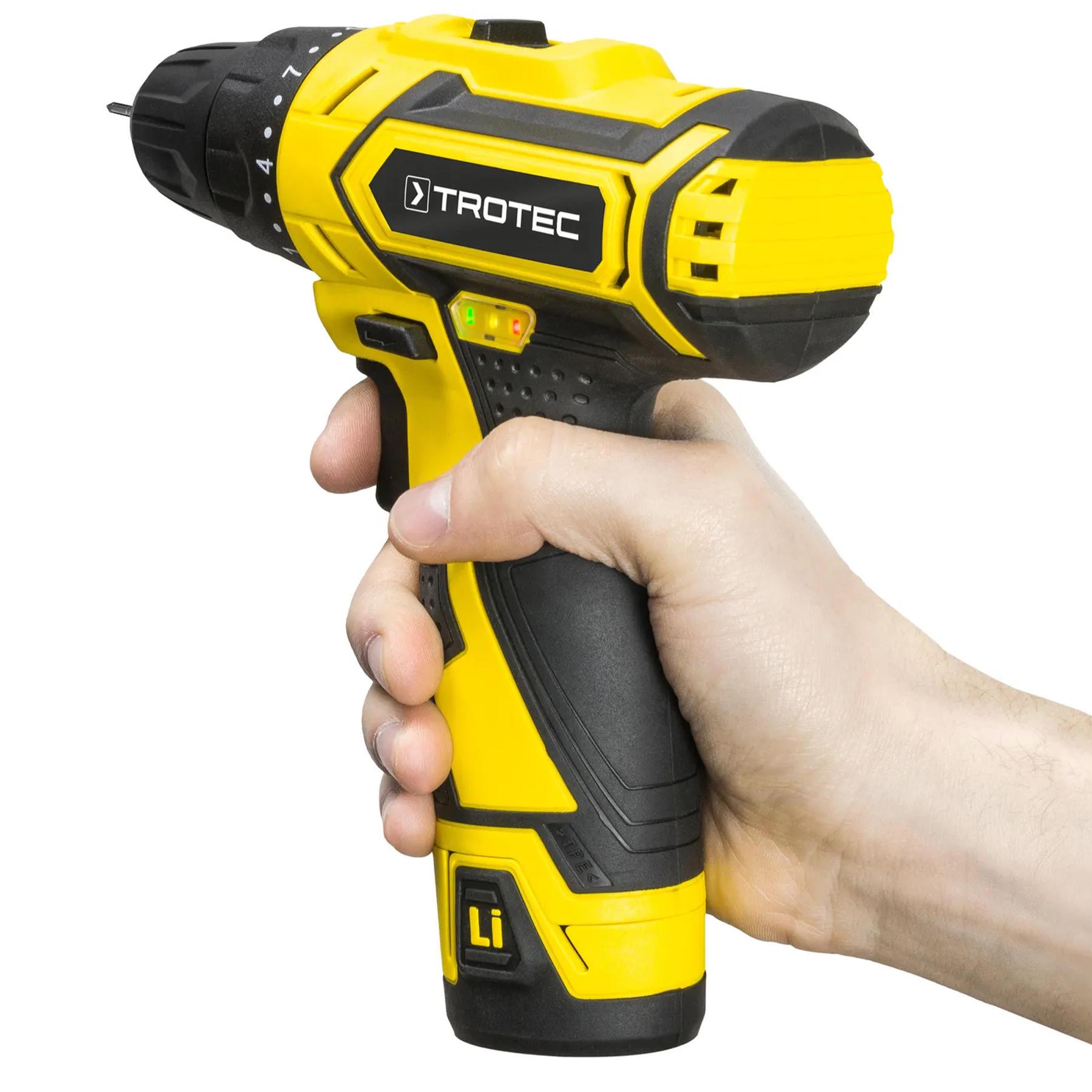 Дриль-шурупокрут акумуляторний Trotec PSCS 11-12V з кейсом (4410000102) - фото 4 Дриль-шурупокрут акумуляторний Trotec PSCS 11-12V з кейсом (4410000102) - фото 4