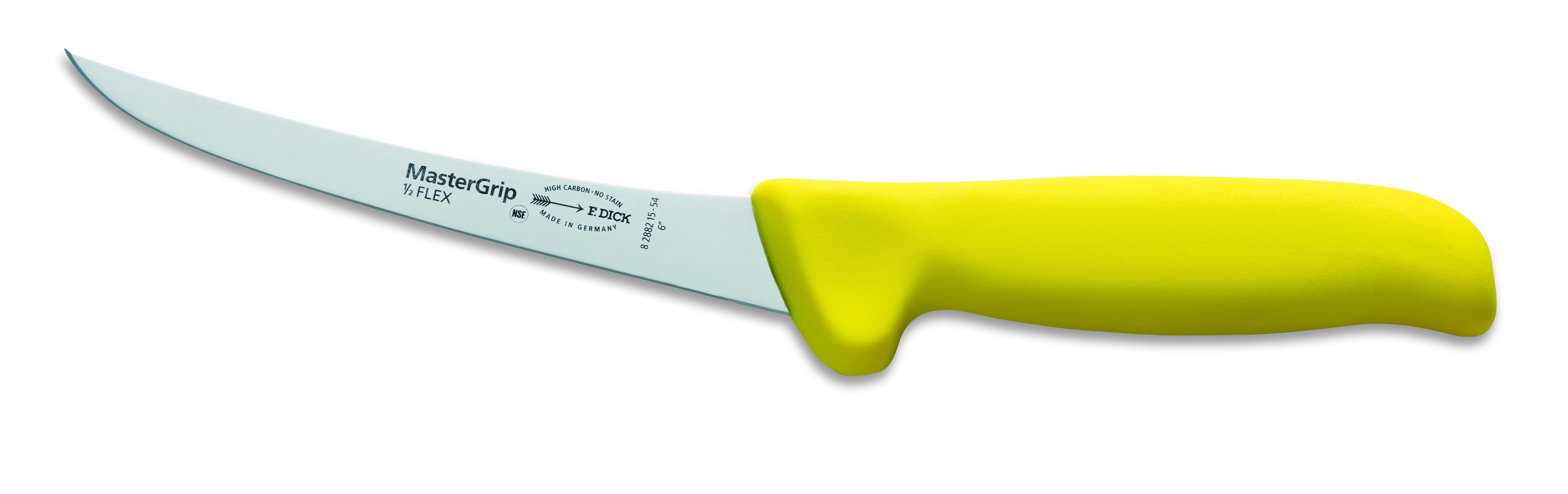 Нож обвалочный полугибкий MasterGrip 15 см Желтый
