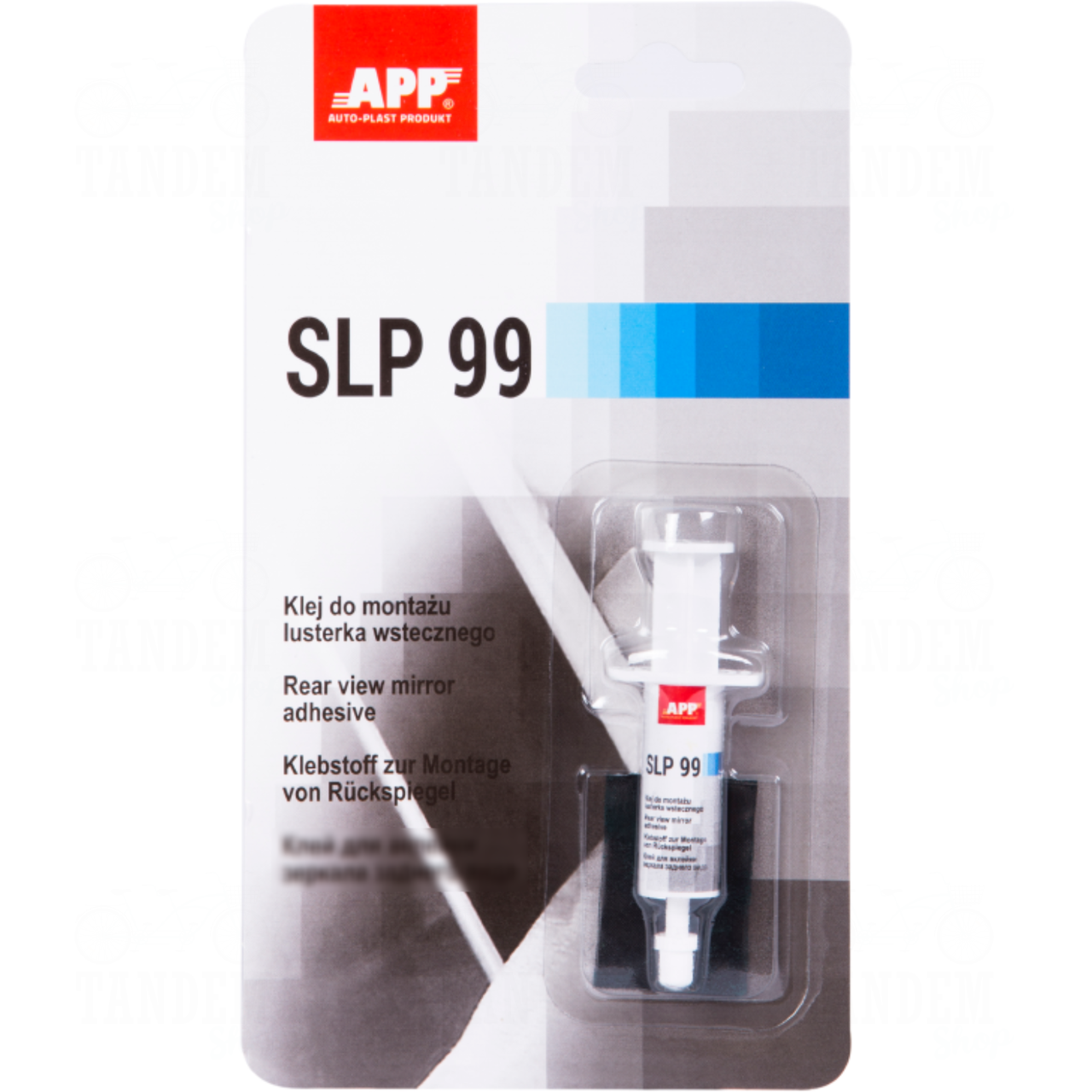 Клей для монтажу дзеркал заднього виду APP SPL 99 2 мл (APP_040504) Клей для монтажу дзеркал заднього виду APP SPL 99 2 мл (APP_040504)