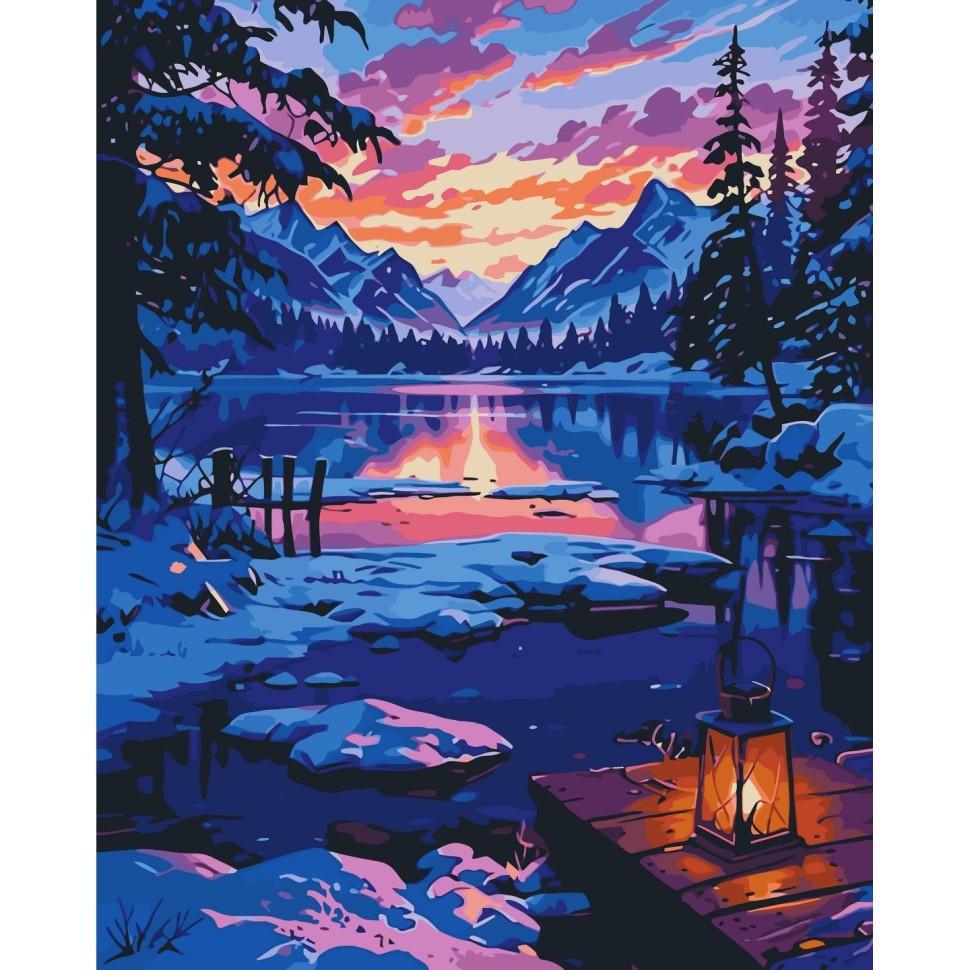 Картина по номерам ART CRAFT Зимний пейзаж 40х50 см (11056-AC)