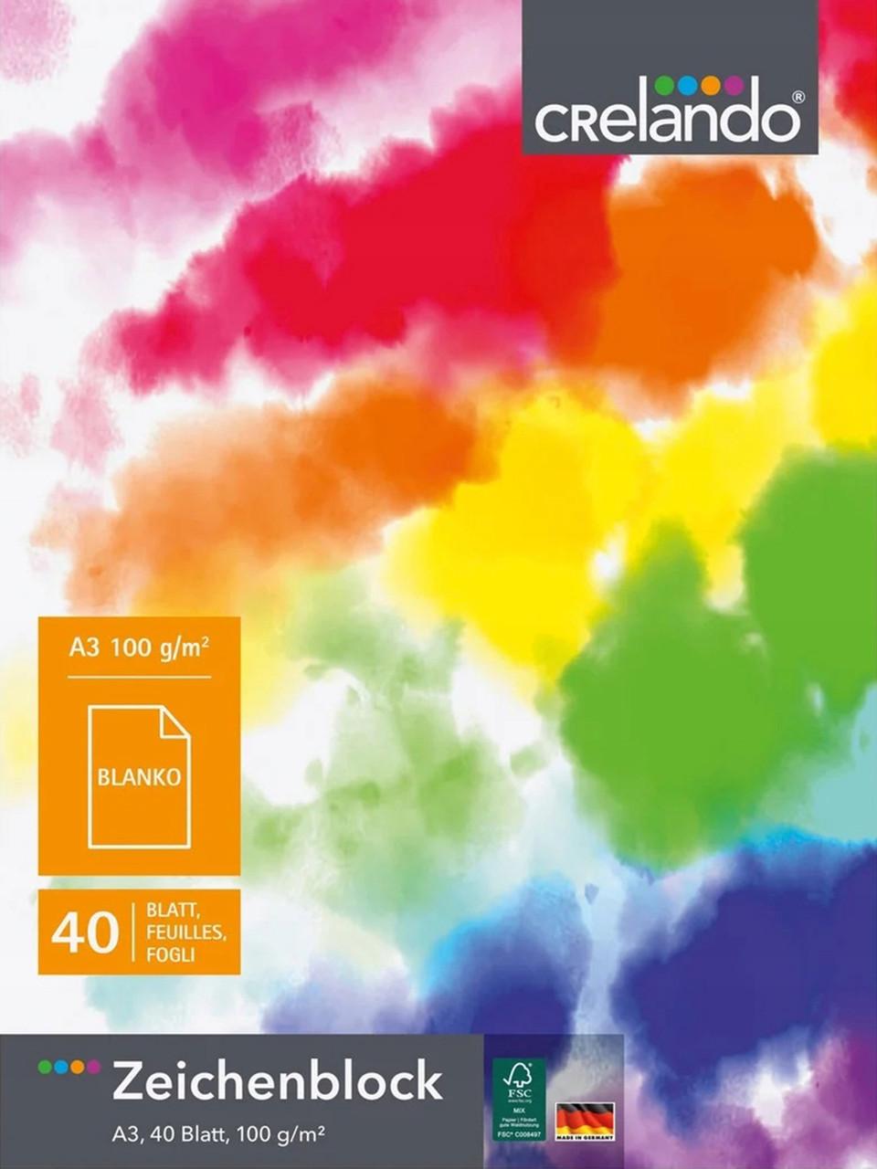 Альбом для рисования Crelando A3 40 л. 100 г/м2 (2831132571)