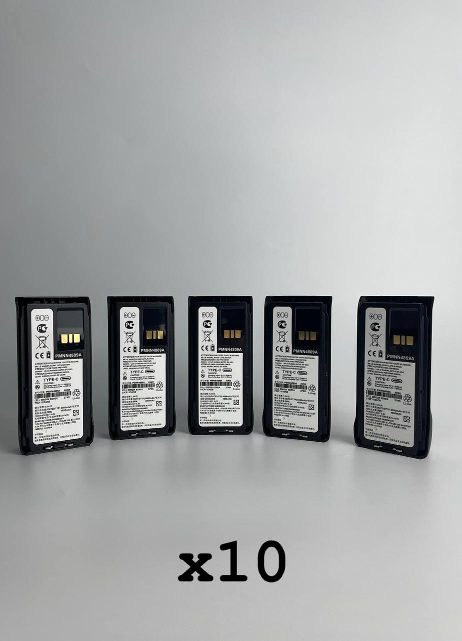 Комплект акумуляторів для радіостанції Motorola R7/R7A Type-C 10 шт. 5000 mAh (22556789) - фото 6