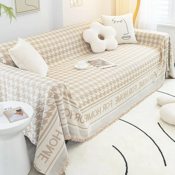 Плед-покрывало на кровать/диван C00435-1 180х130 см Бежевый Плед-покрывало на кровать/диван C00435-1 180х130 см Бежевый