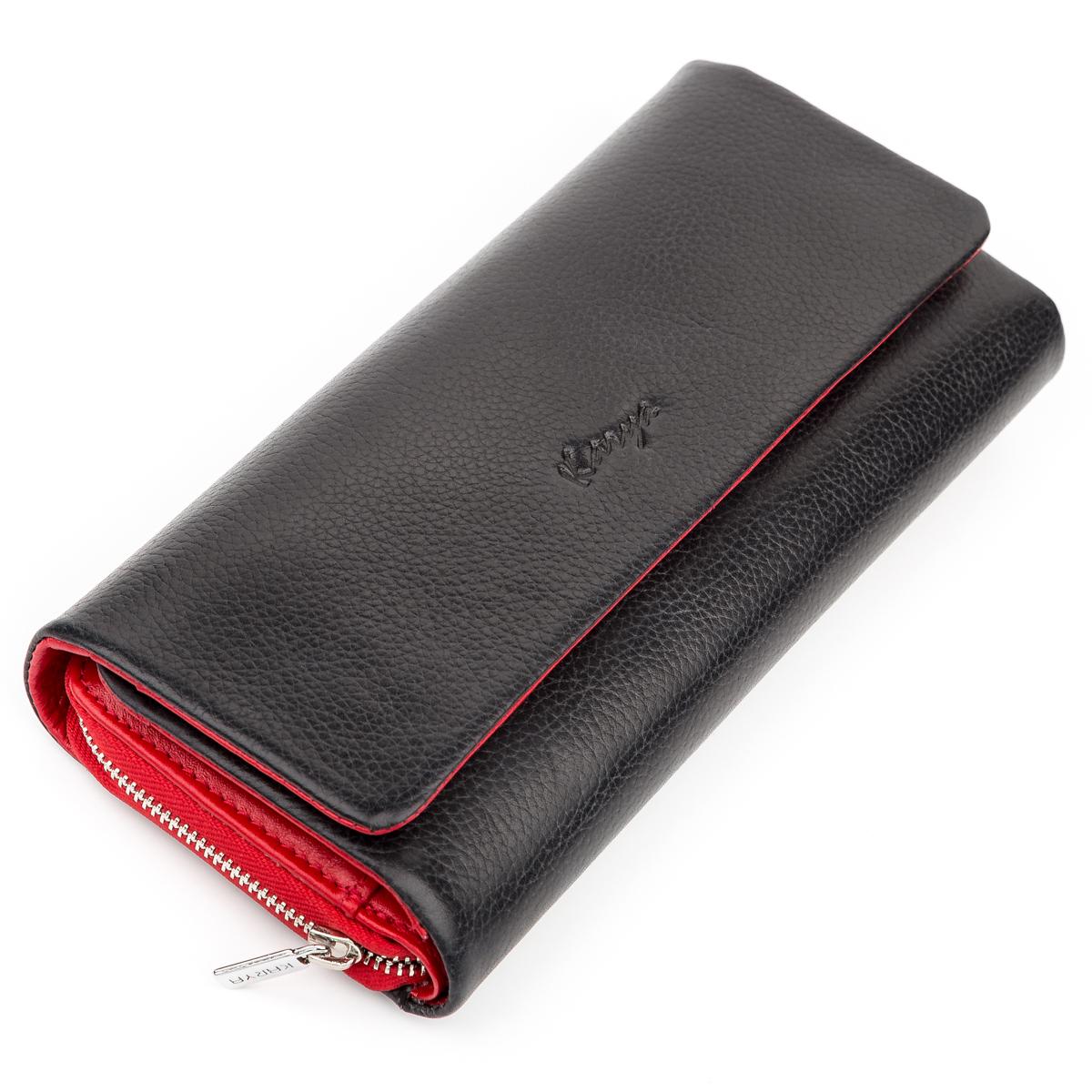 Гаманець жіночий Karya 17077 шкіра Чорний