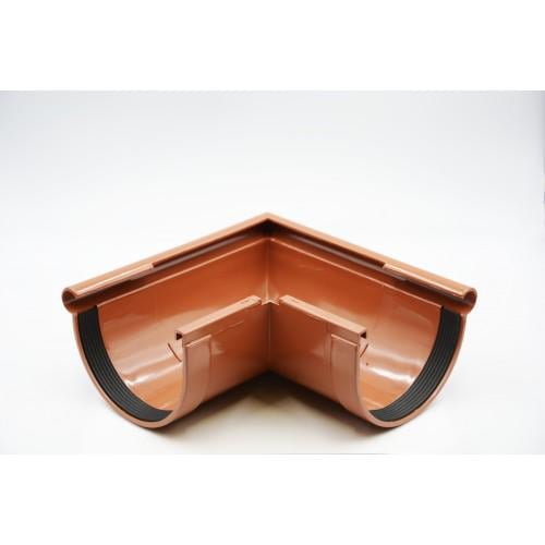 Угол желоба RAINWAY 90 наружный 90° Кирпичный (10.090.09.006)