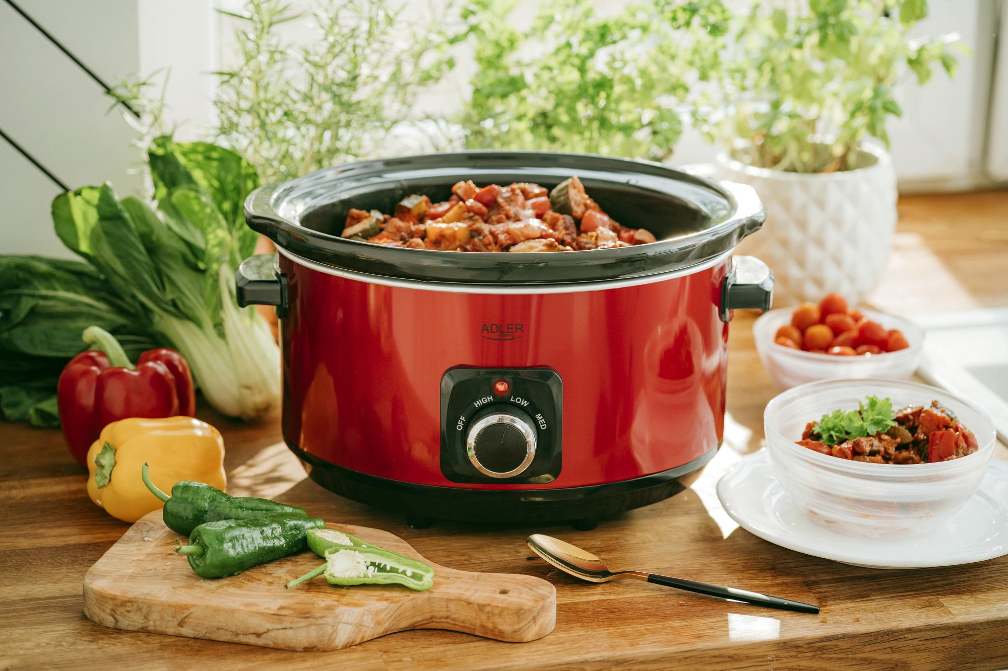 Медленноварка Adler AD 6413 Red - фото 13