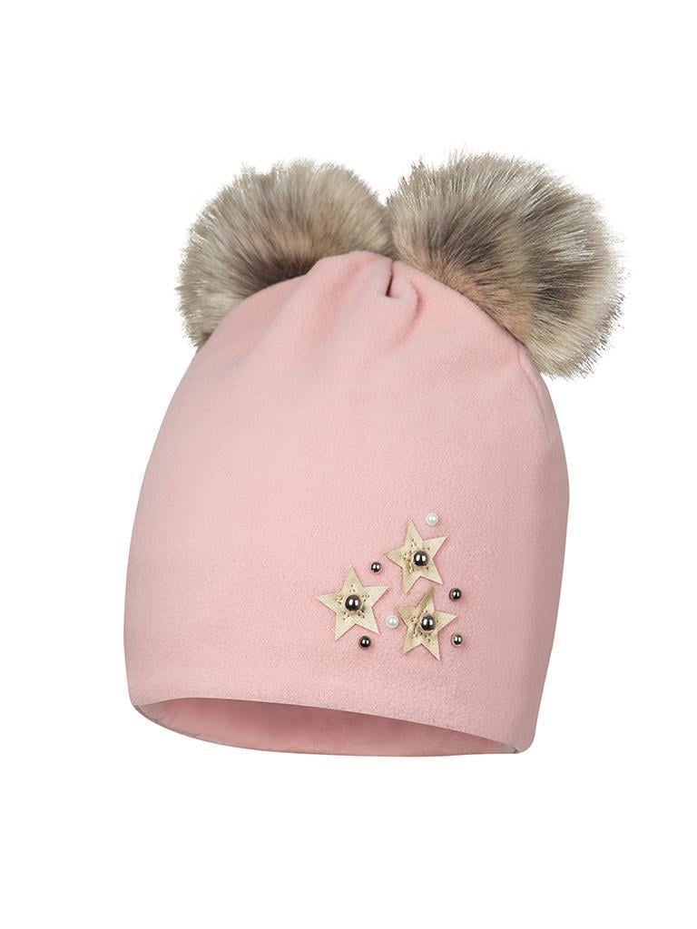 Шапка зимняя Broel р. 53 Розовый (CATERINA)
