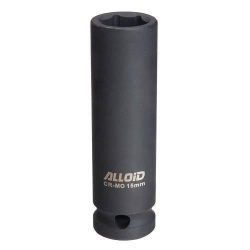 Головка торцевая Alloid ударная глубокая 1/2" DR, 15 мм (GUG-51115)