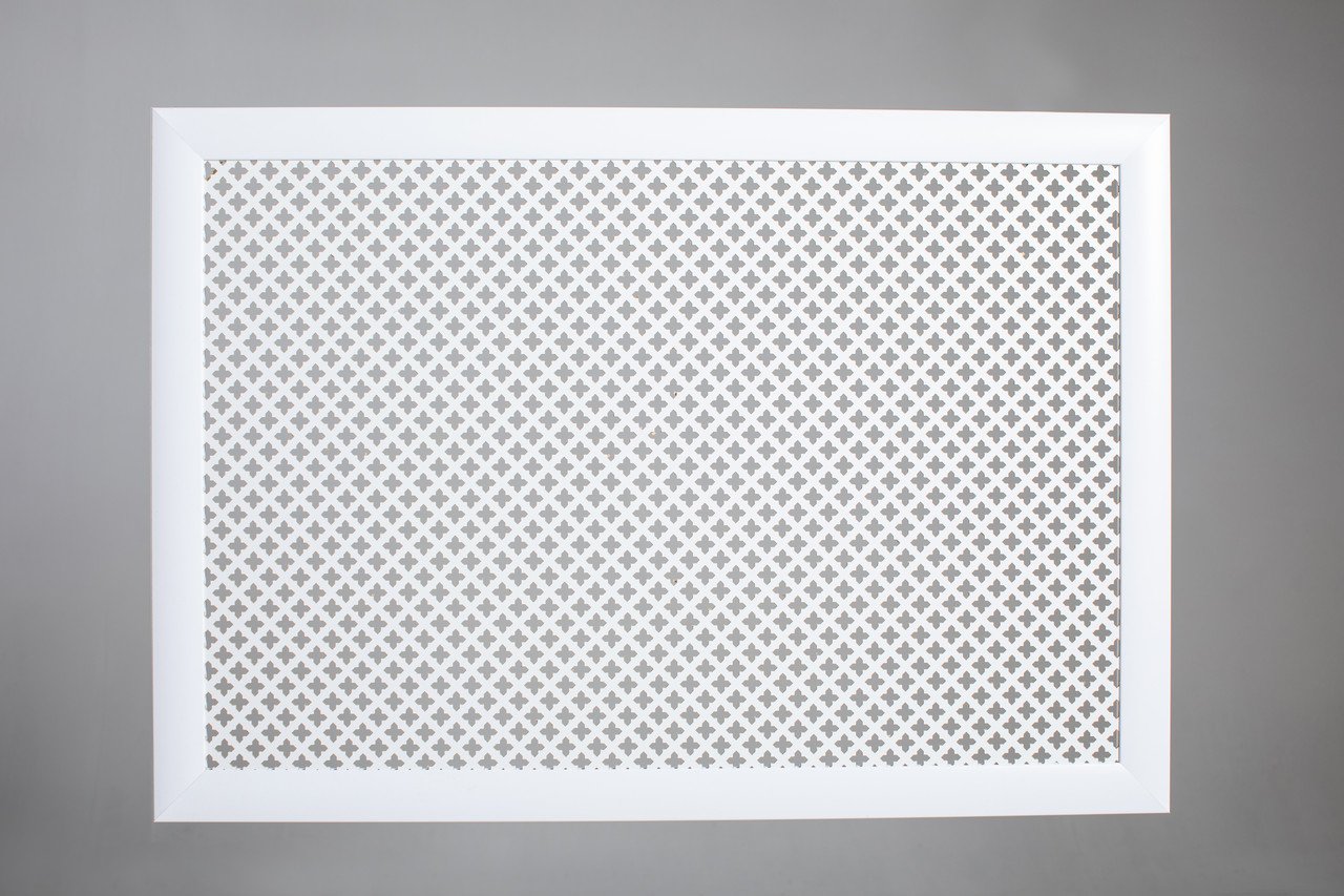 Экран для батареи decorpaneli Роял 600х600 мм Белый