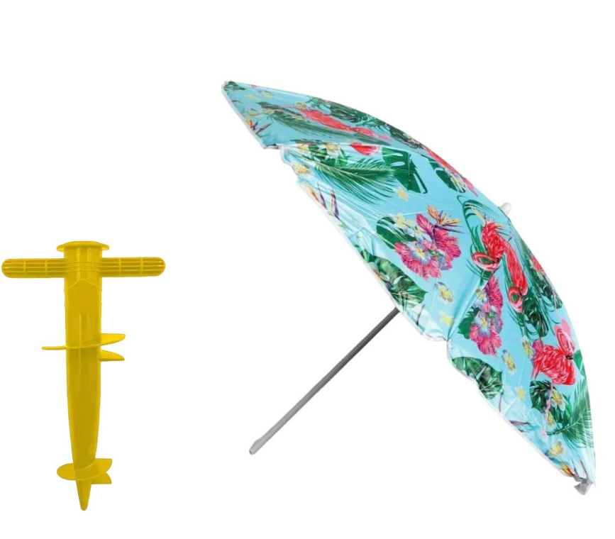 Набор пляжный зонт с буром KITUA
