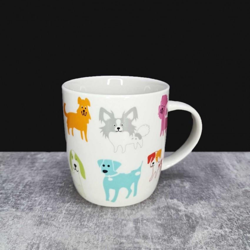 Чашка Keramia "Разноцветные собачки" 415 мл (21-272-045)