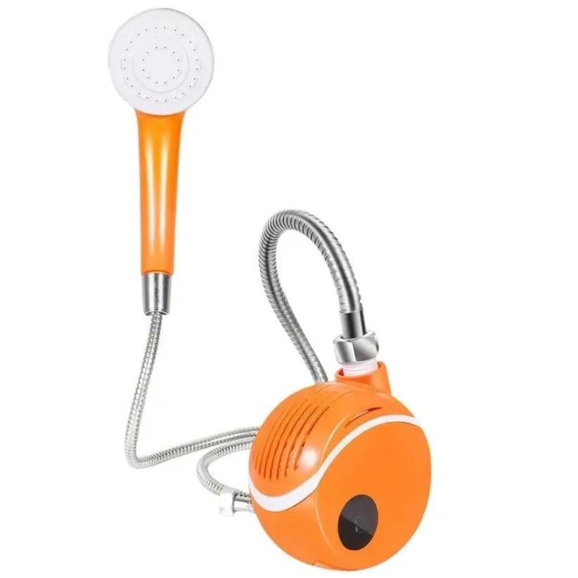 Туристичний душ акумуляторний Portable Outdoor Shower Li-ion 2000 мАг Помаранчевий (28077849)