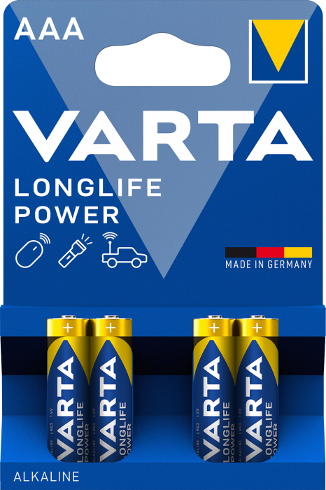 Батарейка Varta Longlife POWER ААА на блістері 40 шт.