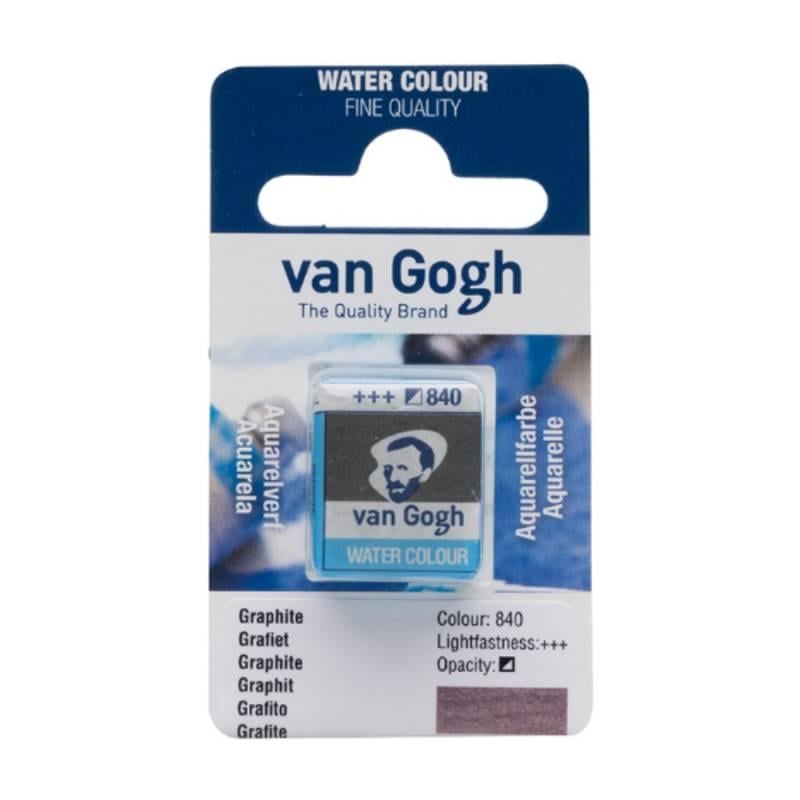 Акварельная краска Van Gogh кювета 1,5 мл 840 Графит (20868401)