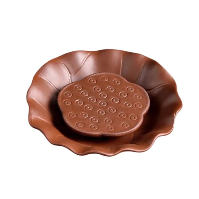 Таця-чабань для чайної церемонії Квіточка 15х3,8 см 200 мл Коричневий (OS-T2577) Таця-чабань для чайної церемонії Квіточка 15х3,8 см 200 мл Коричневий (OS-T2577)