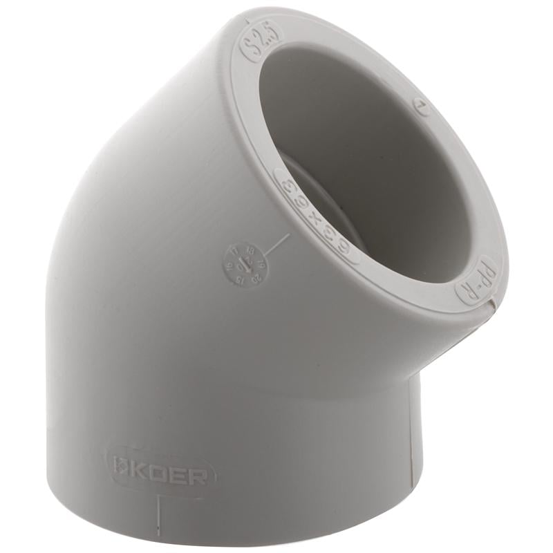Уголок 45° KOER KP0022 PPR пайка 63 мм (64515)