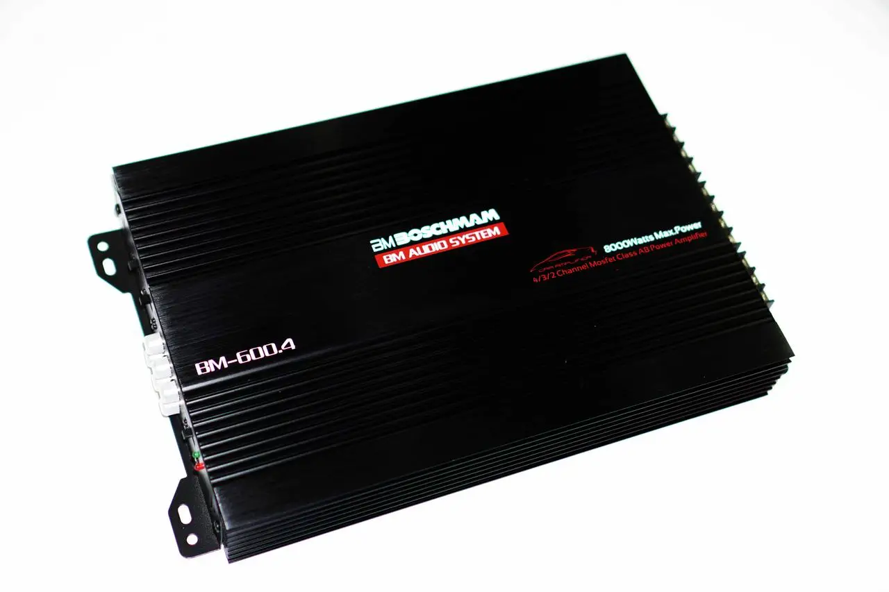 ᐉ Підсилювач звуку Boschman BM Audio BM-600 4 канальний 8000W