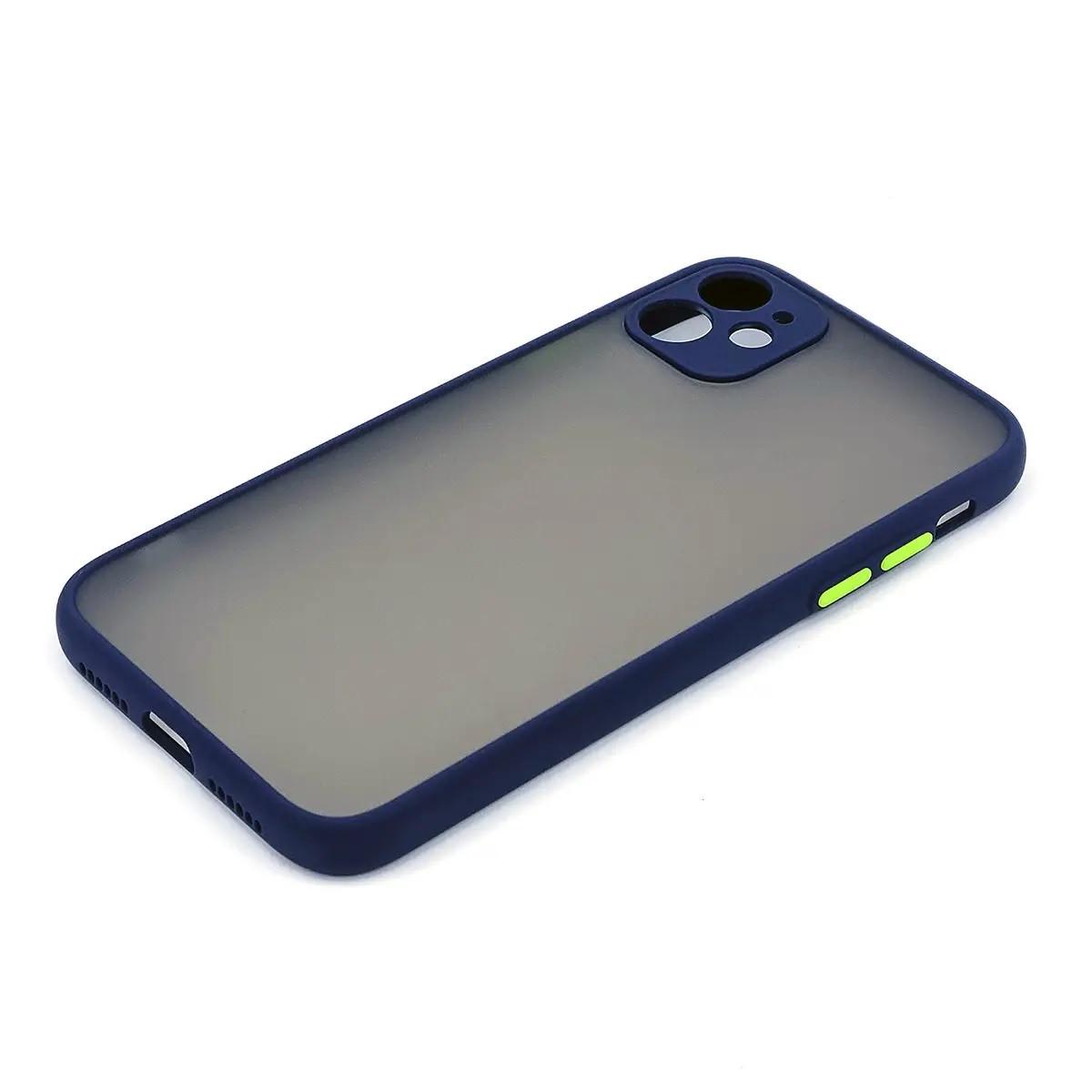 Силиконовый Чехол Накладка Avenger Totu Series Separate Camera Для iPhone 11 Navy Blue Силиконовый Чехол Накладка Avenger Totu Series Separate Camera Для iPhone 11 Navy Blue