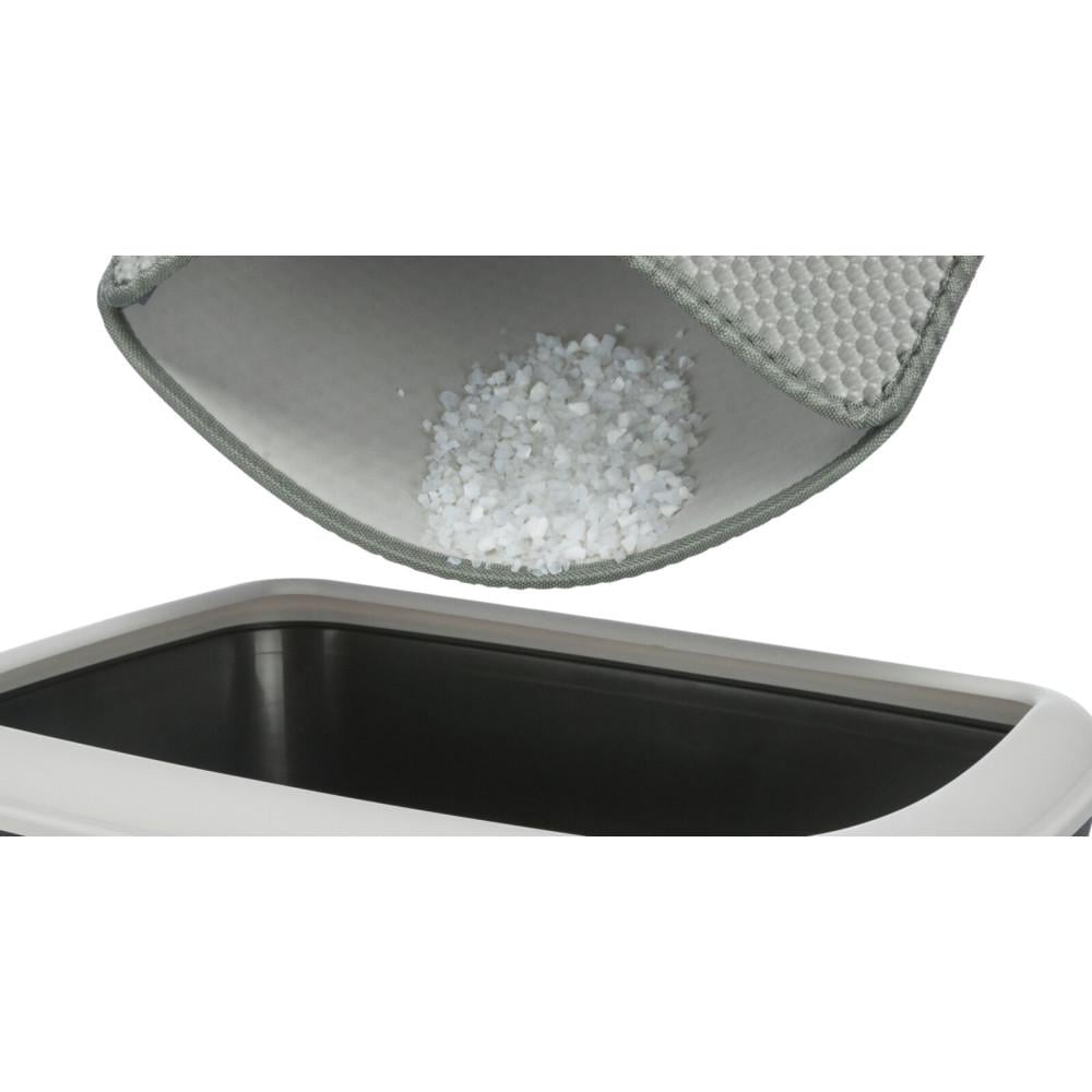 Килимок Trixie для котячого туалету двошаровий 40х55 см Сірий (40364) - фото 3