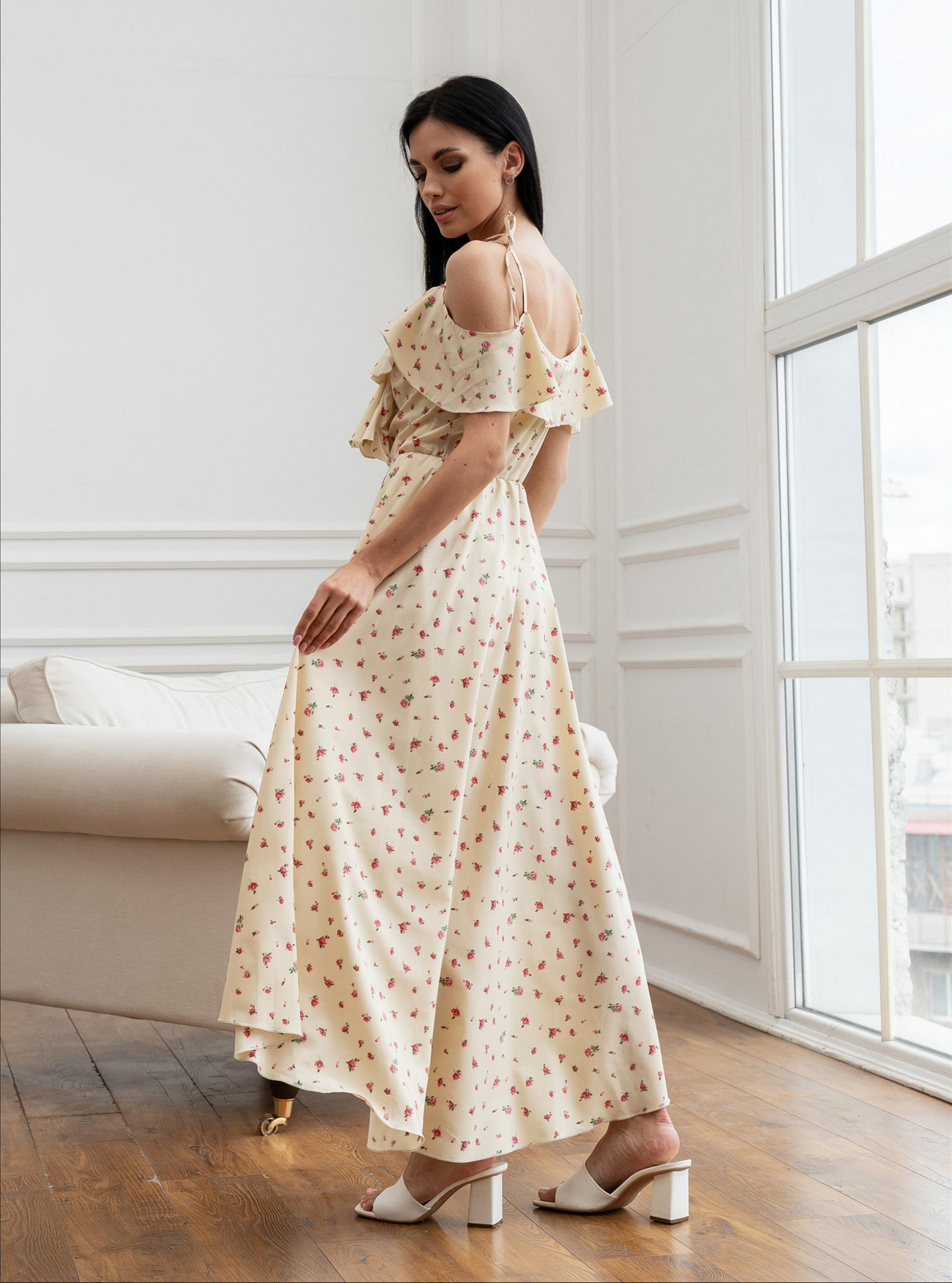 Сарафан женский Nova Vega M Бежевый (107-777.3-1) - фото 4