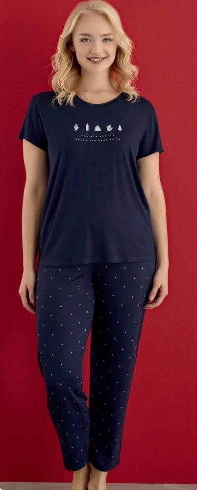 Пижама Angels Secret 50037x51 женская Темно-синий (189979) - фото 3 Пижама Angels Secret 50037x51 женская Темно-синий (189979) - фото 3