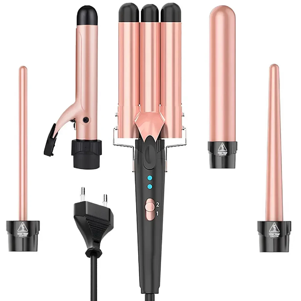 Плойка 5в1 для дрібних і великих локонів з керамічним покриттям (2658852455) - фото 6