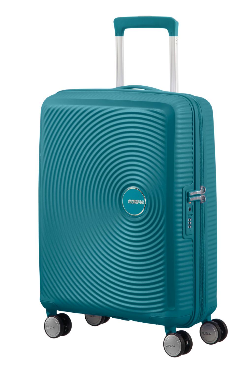 Валіза American Tourister Soundbox 55х40х20/23 см Бірюзовий (32G/14001) - фото 1