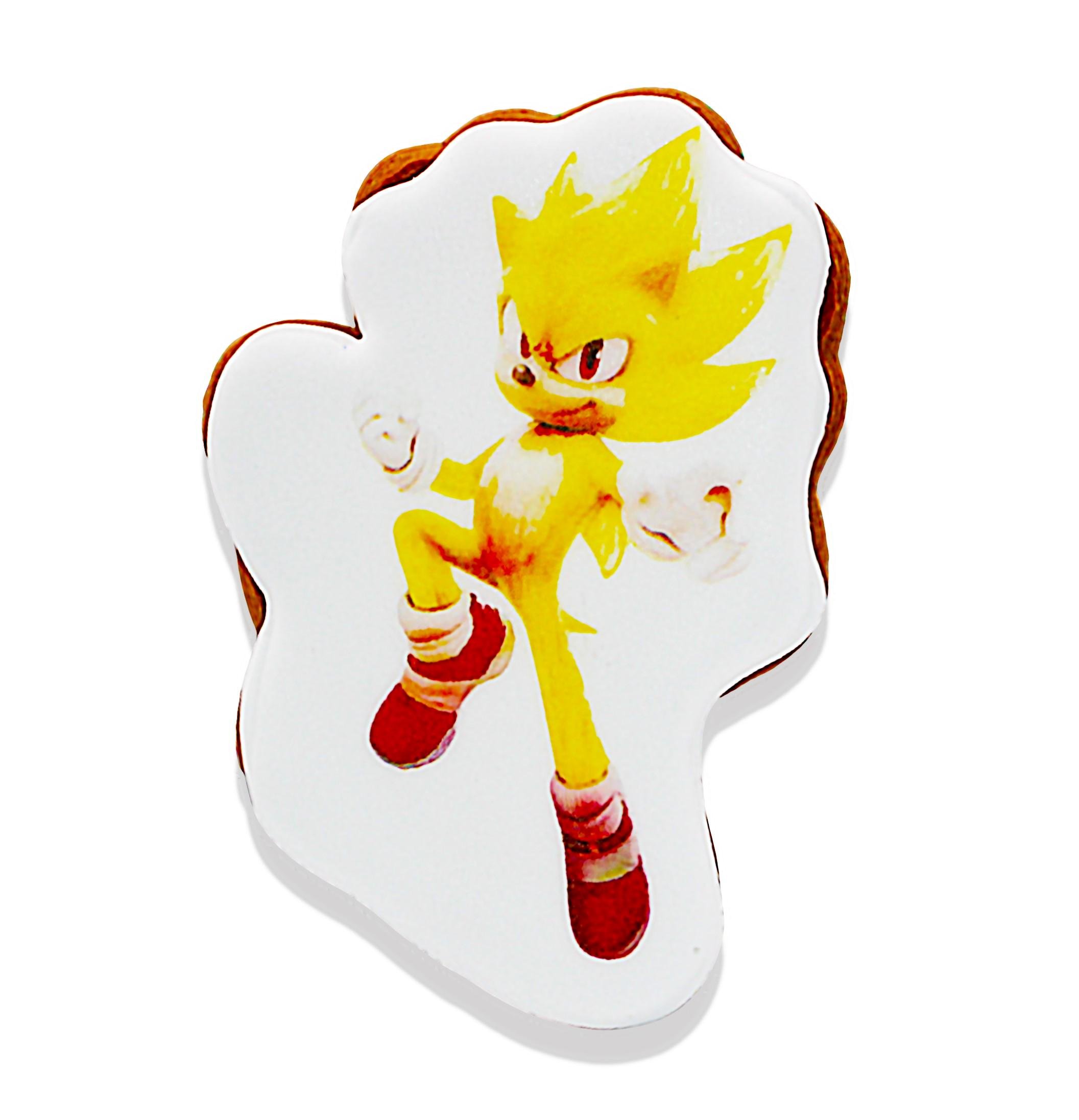 Пряник медово-імбирний з харчовим друком Крафт Печиво Супер Сонік 45 г