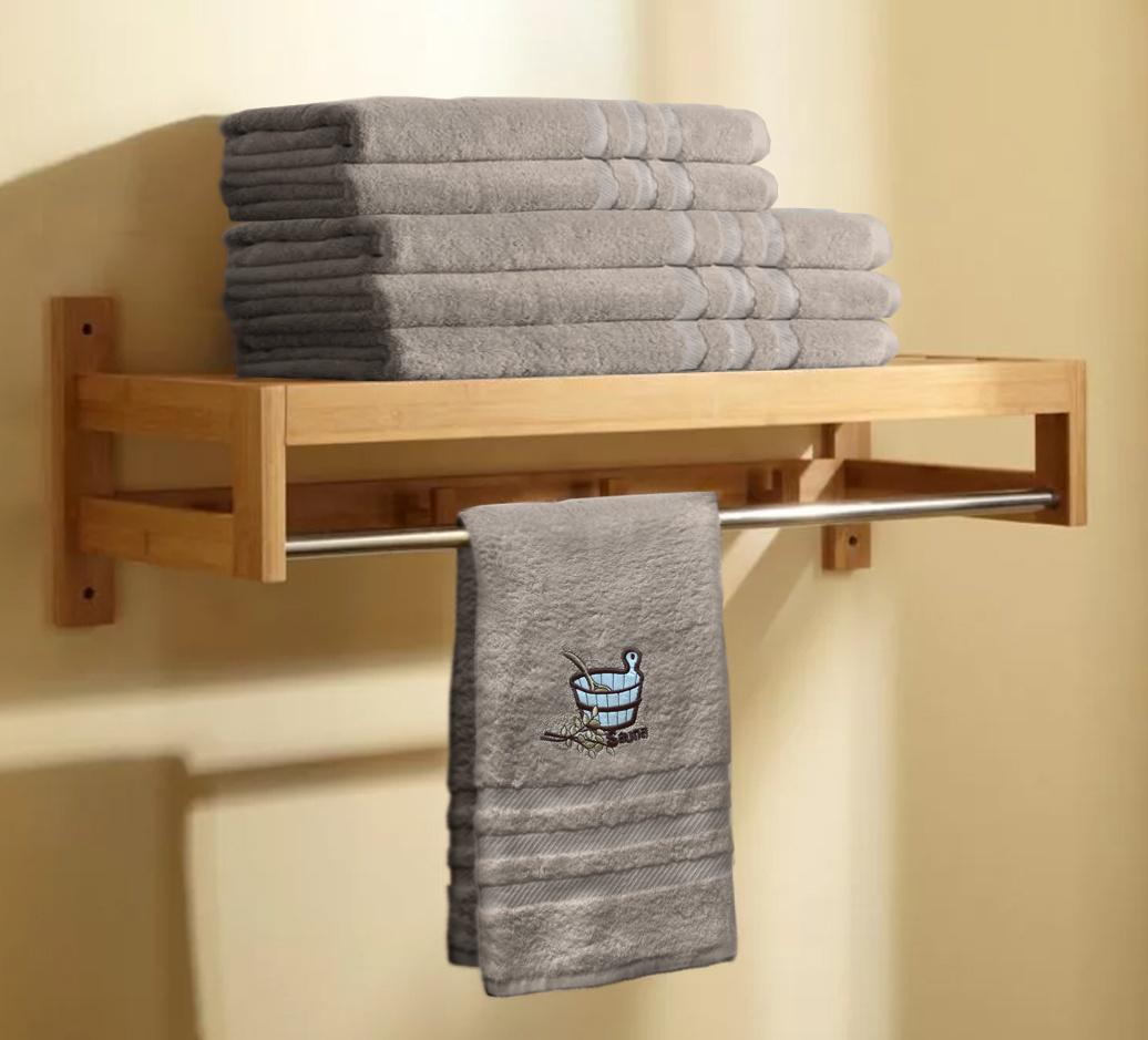 Полотенце махровое Zastelli для сауны 50х90 см Бежевый - фото 2 Полотенце махровое Zastelli для сауны 50х90 см Бежевый - фото 2