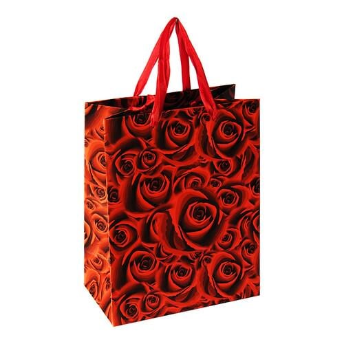 Пакет красная роза Seta Decor 18х10х23 см (99-168)