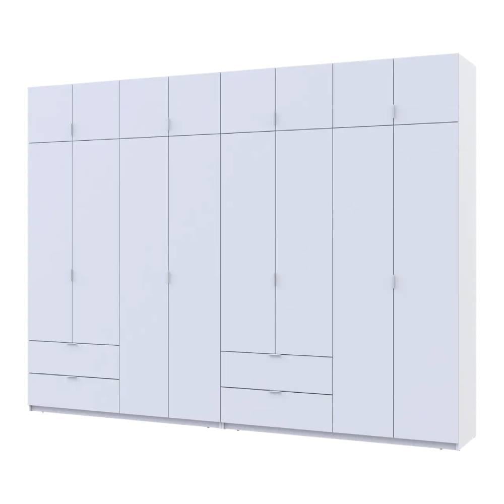 Шкаф для одежды Doros Лукас DRS-011690 4/4 ДСП 320х50х240 см Белый (42005126)