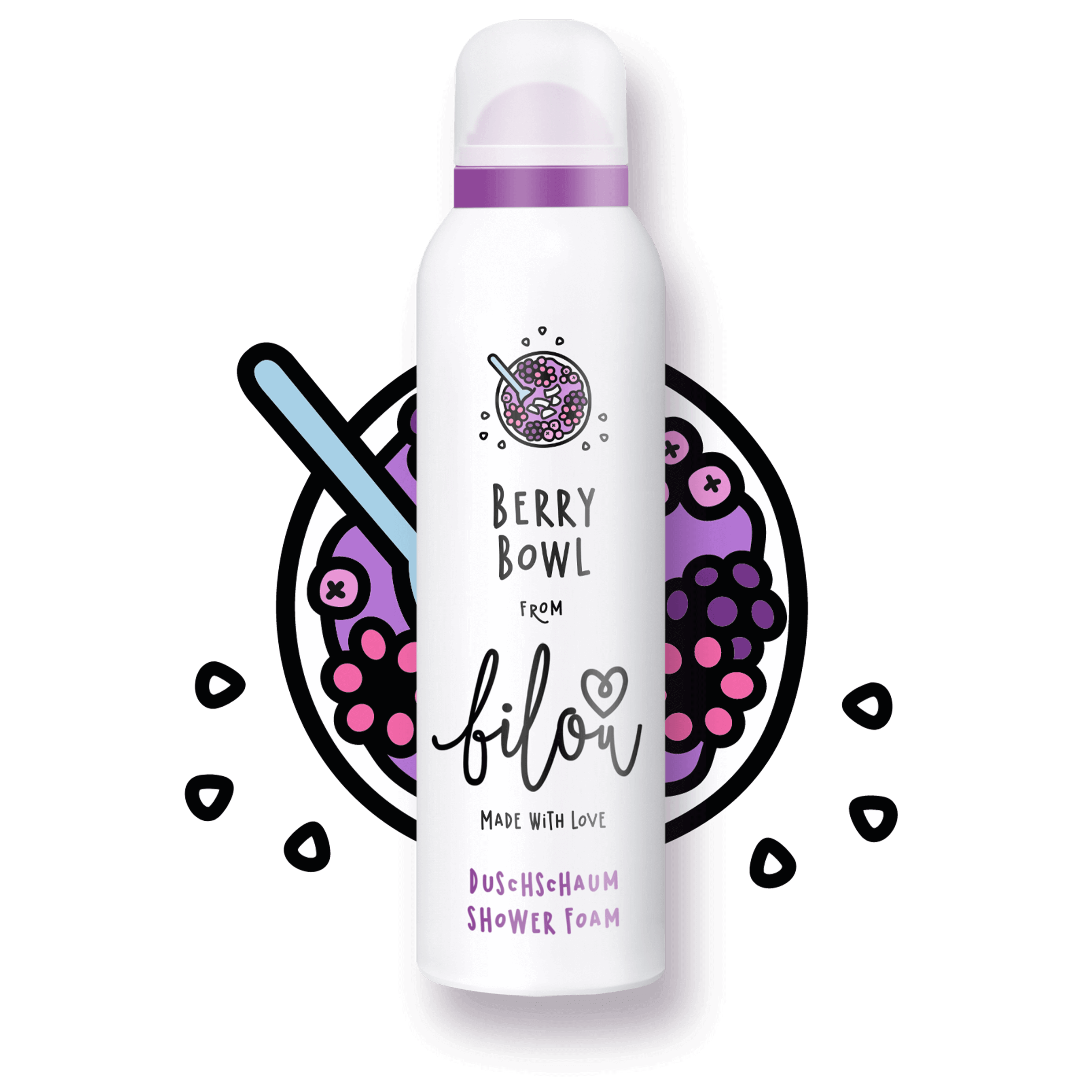 Пенка для душа Bilou Berry Bowl 200 мл