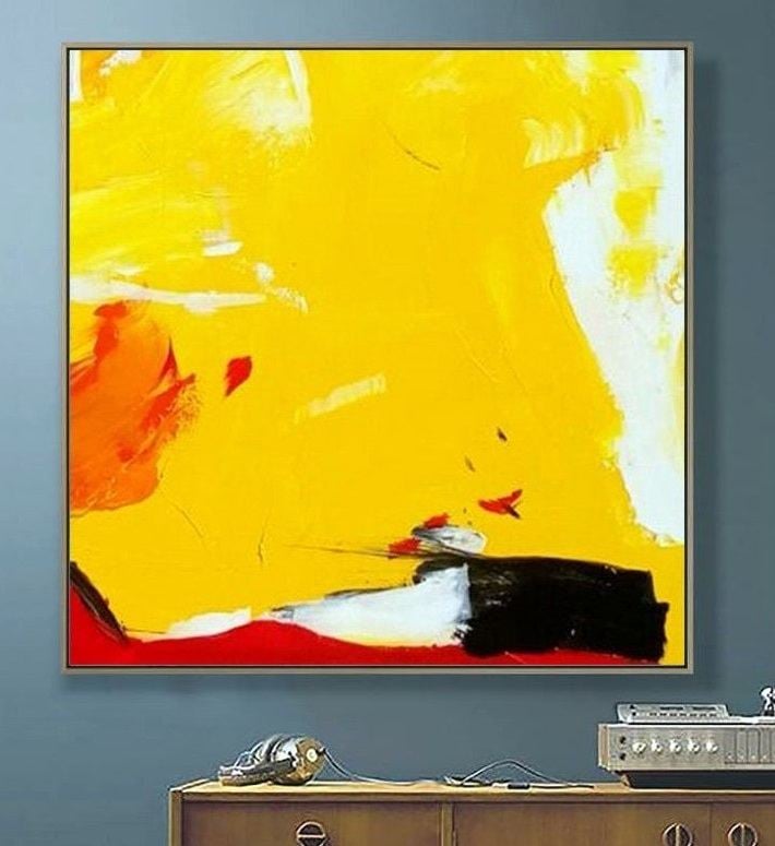 Картина на холсте ArtSale Абстракция 100х100 см RA0041