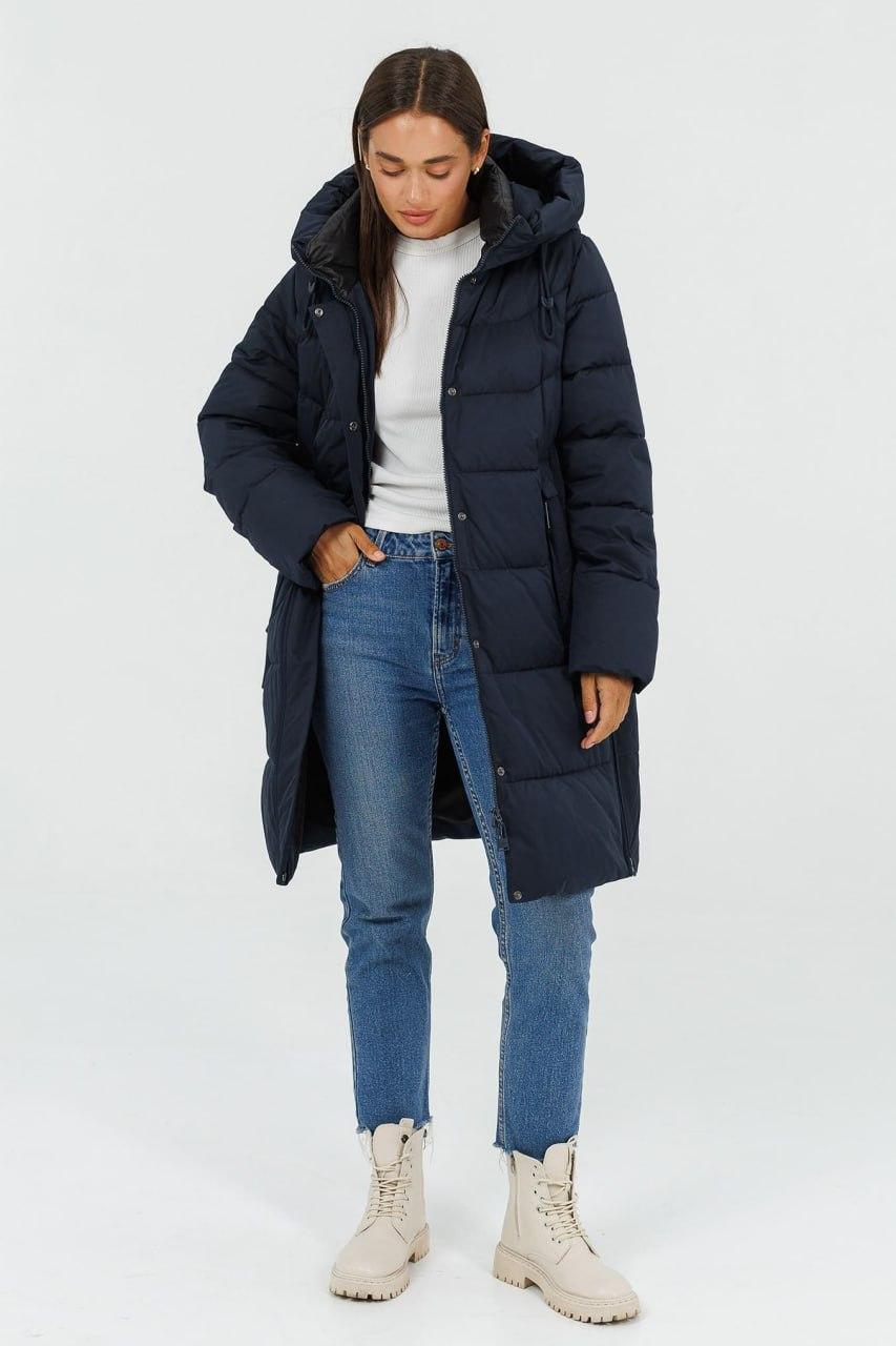 Пуховик 5924a р. 48 Синій