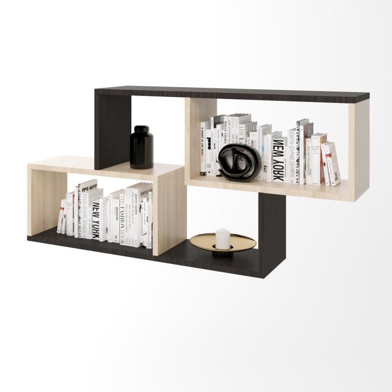 Полиця Еверест Венге темний/Дуб молочний (26754216) Полиця Еверест Венге темний/Дуб молочний (26754216)