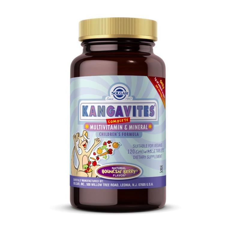 Витамины для детей Solgar Kangavites 120 жев. табл. Ягоды