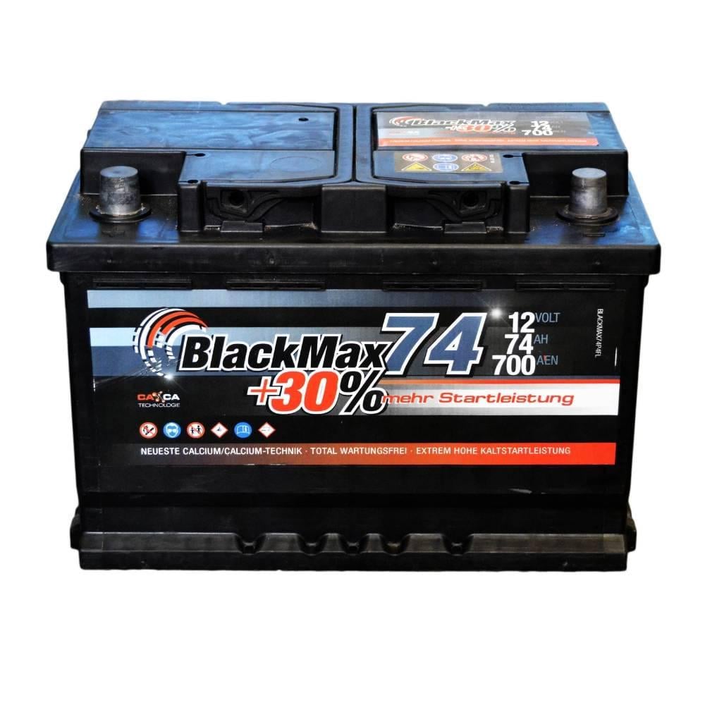 Аккумулятор автомобильный BlackMax EN B4009 6СТ-74Ah Аз 700A (23170)