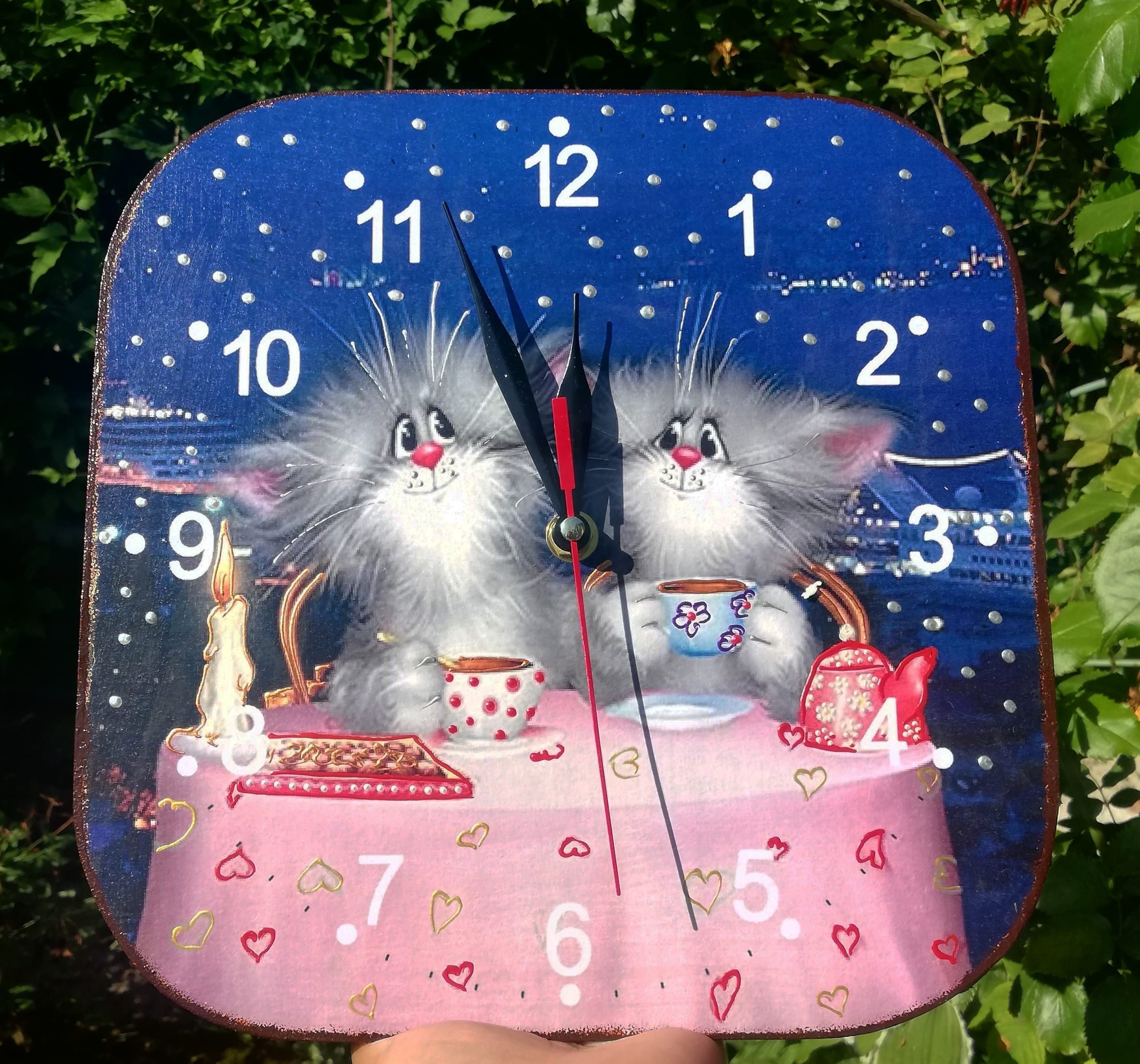 Часы настенные интерьерные Okl Gifts 25х25 см 261