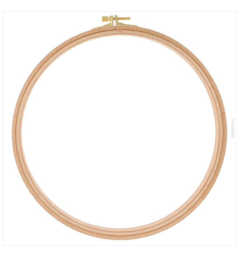 Пяльцы для вышивания Nurge деревянные на винте 160 мм (100-3)