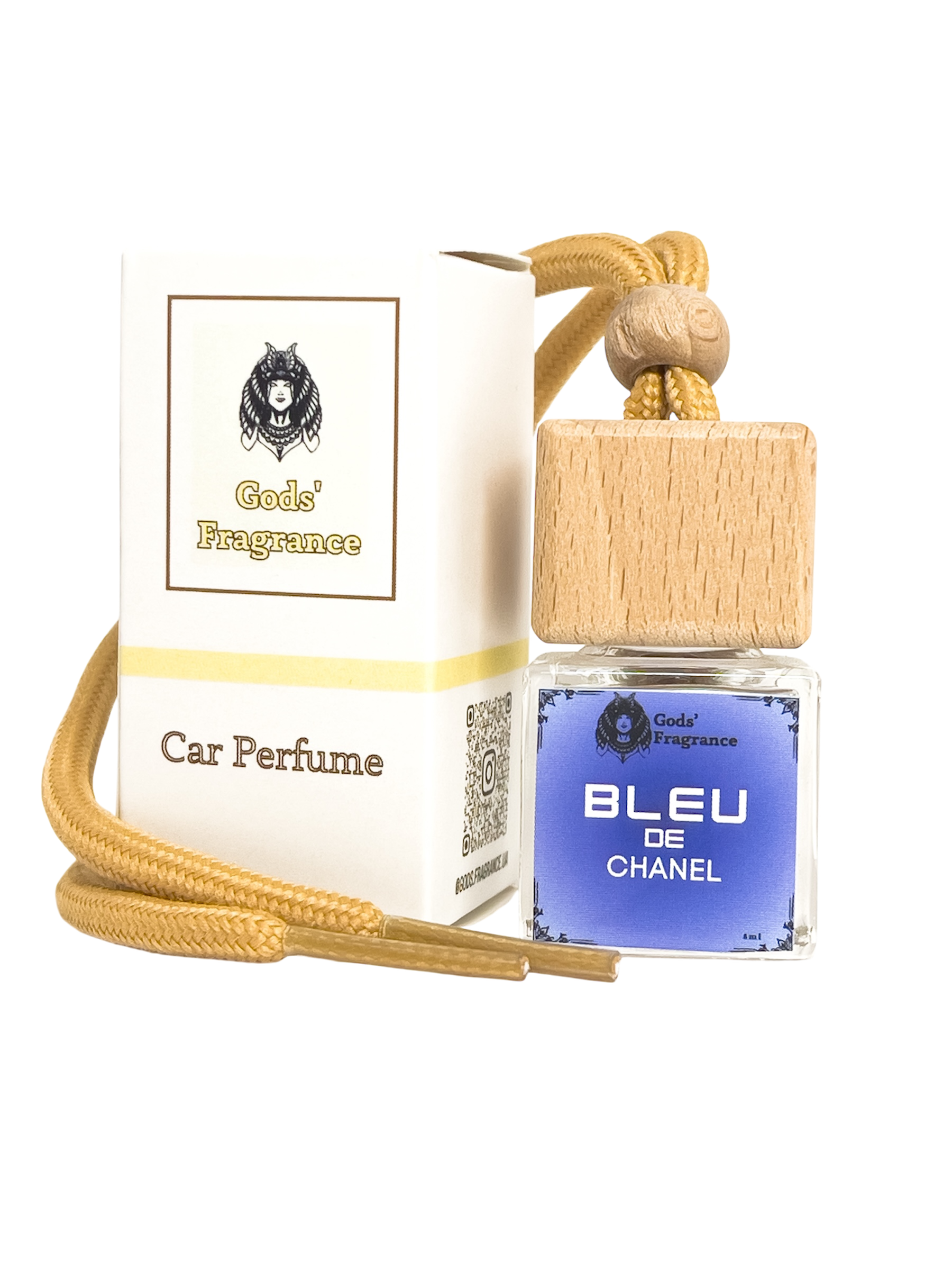 Автопарфюм с ароматом Bleu de Chanel Gods Fragrance на зеркало заднего вида (N-009M)