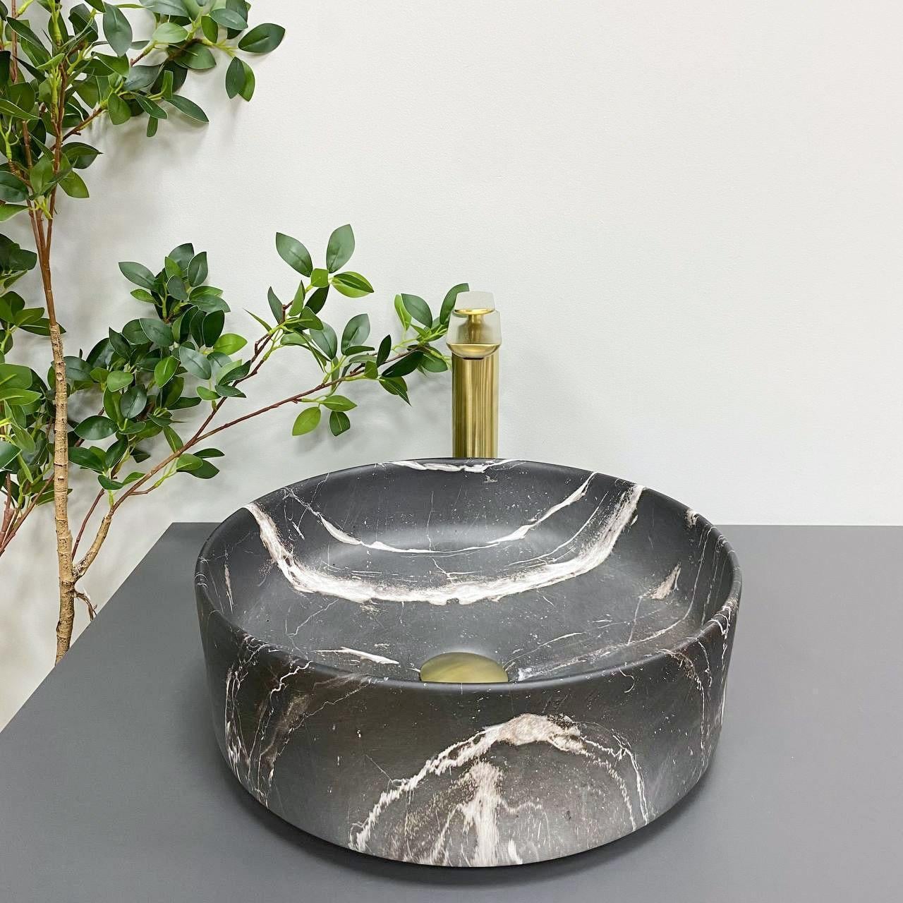 Умивальник накладний VBI PRATO Black Onyx Matt (2808389581)