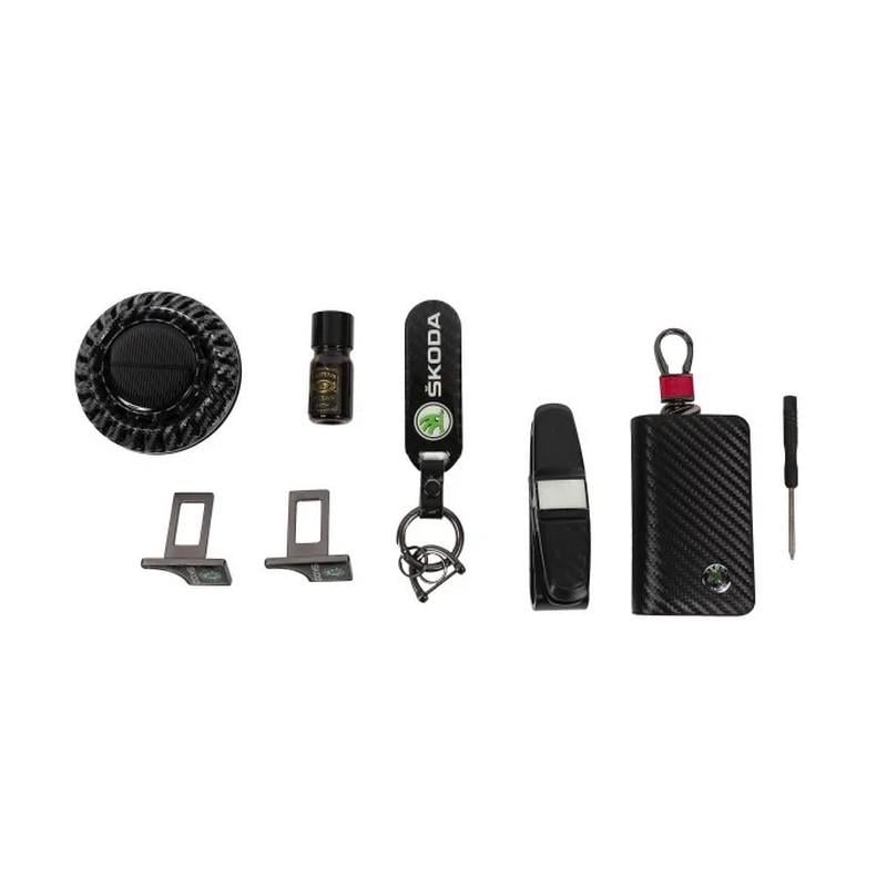 Подарочный набор для мужчин с логотипом Skoda 5в1 (4753-Leader) - фото 3 Подарочный набор для мужчин с логотипом Skoda 5в1 (4753-Leader) - фото 3