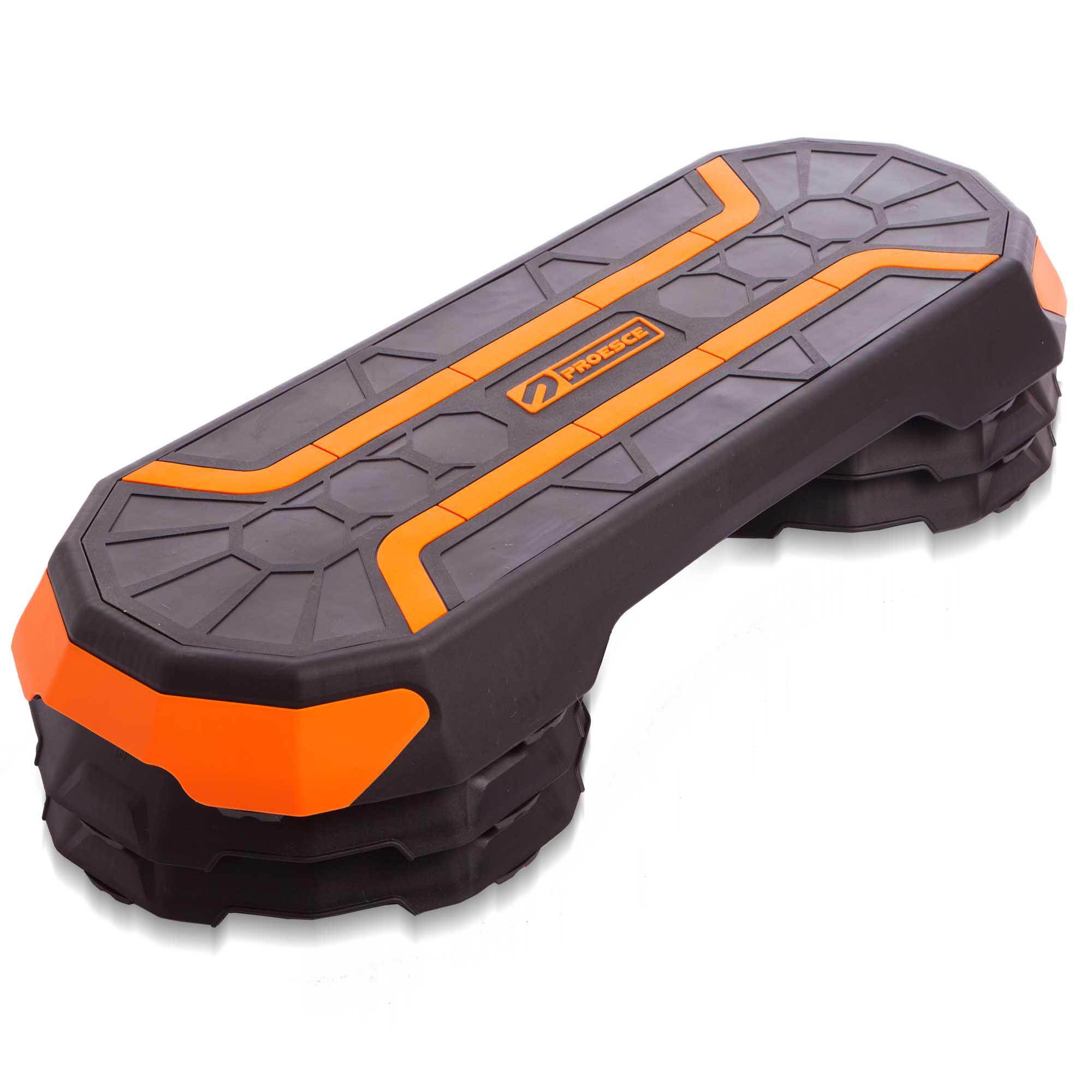 Степ-платформа Zelart SP-Sport FI-0906 105x42x10-6-5 см Чорний/Помаранчевий (DR005556)