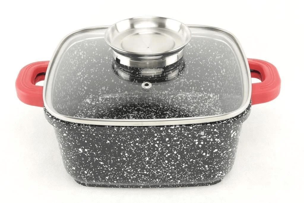 Каструля квадратна A-PLUS 5,1 л 24х24 см (1473)